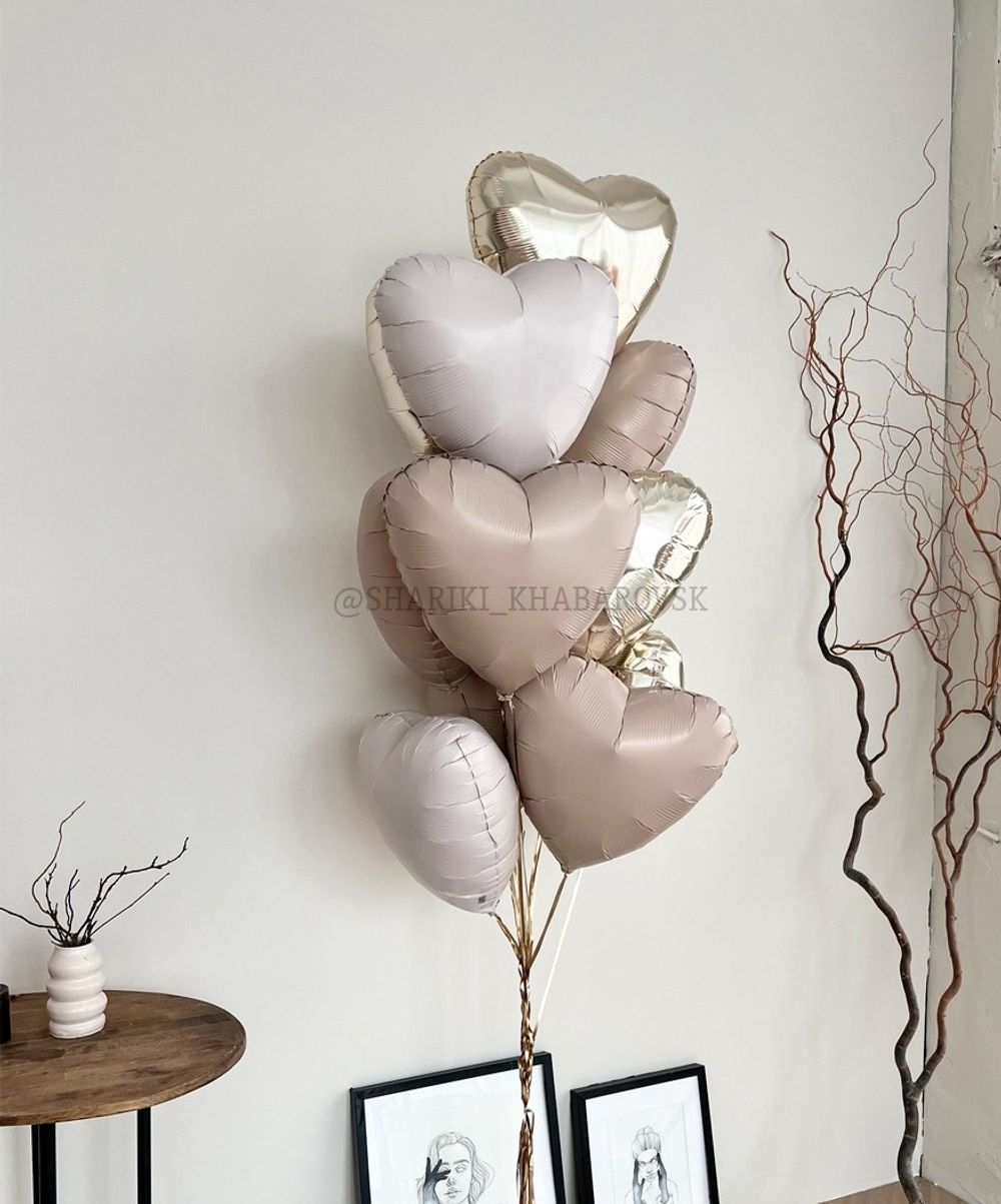 Воздушные шары №6048 (10 сердец)  Изображение2