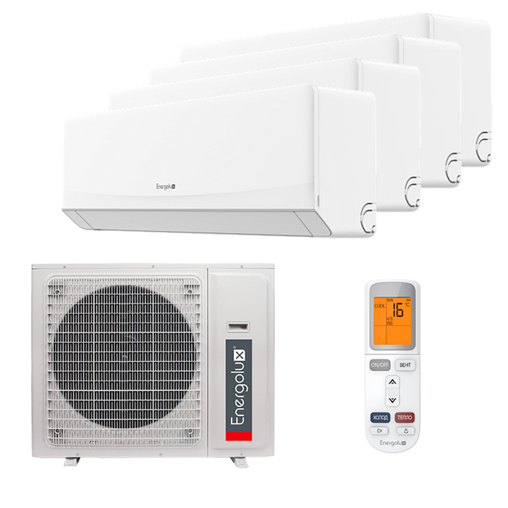 Мультисплит система на 4 комнаты Energolux ESAS07M6_WF_AR2_DC x 4 / ESAM28M2_AR2_DC4