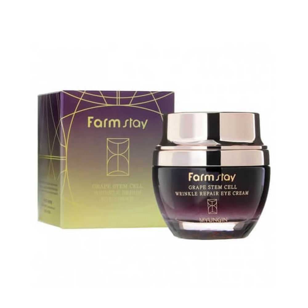 Farm Stay Grape Stem Cell Wrinkle Lifting Cream, 50 ml Крем для лица с лифтинг-эффектом с фитостволовыми клетками винограда