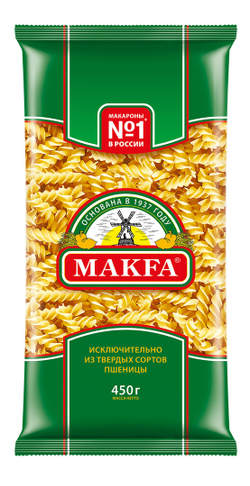Макаронные изделия спираль «Макфа» - 450 г