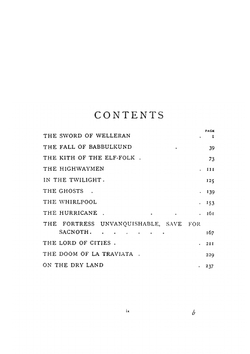The Sword of Welleran. And other stories | Lord Dunsany