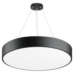 Светильник LED ЭРА Geometria SPO-132-B-40K-088 Ring 88Вт 4000К 8200Лм 800*800*80 черный подвесной драйвер внутри | Декоративные светильники Geometria