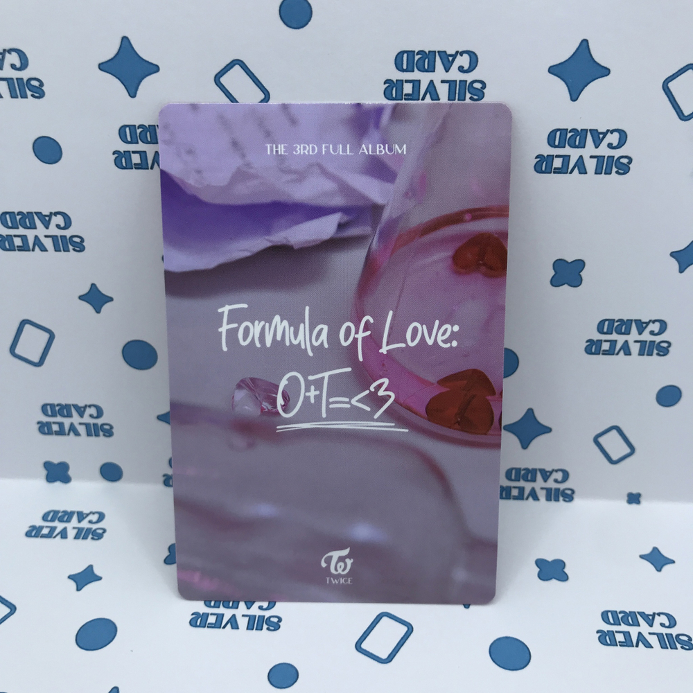 Фотокарта Twice - Formula of Love (Лимитированная карта | Предзаказ | Наён)