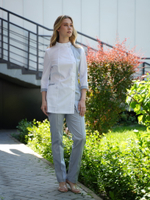 Блуза медицинская женская | Бл-371/2 ак 3/4 клеон стрейч