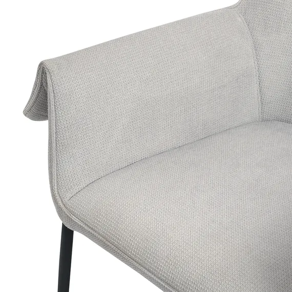 Лаунж-кресло Luras, светло-серый шенилл