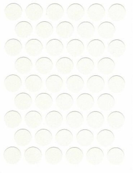 Заглушка самоклеящаяся белый 1110 d=14 мм (50 шт.)