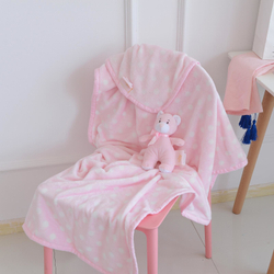 Плед 100х150 Sofi De MarkO Тедди розовый