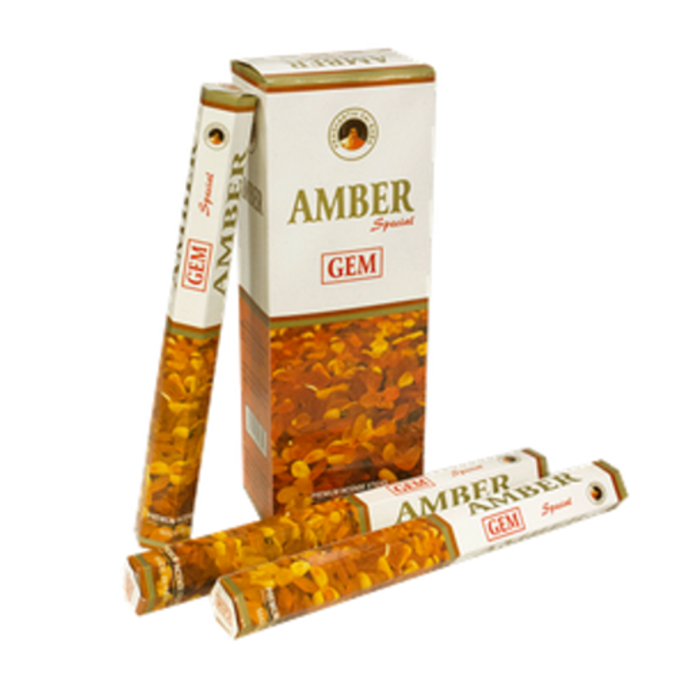 Ppure Gem Amber шестигранник Благовоние Амбер