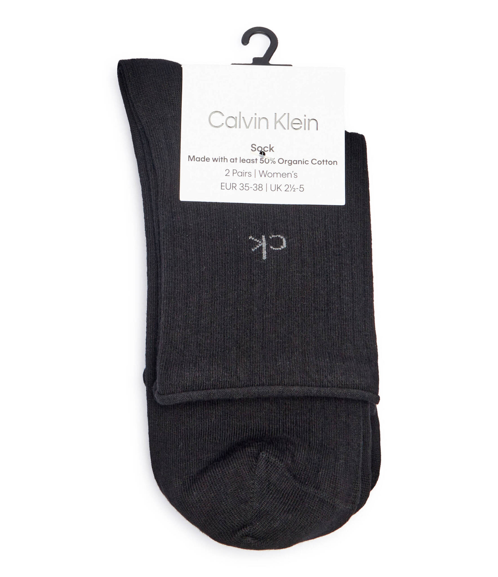 Носки 2 пары Calvin Klein - черный(701229681)