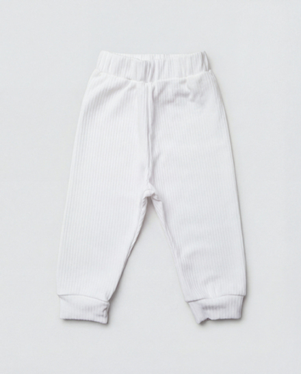 Штаны с манжетами 12.28kids, Белый
