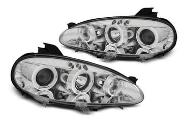 Передние фары Angel Eyes для Mazda MX5 NB (01-05) хромированные