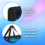 Папка на молнии с ручками BRAUBERG А4 1 отделение пластик 80 мм "Night driver" (3 штуки в упаковке)
