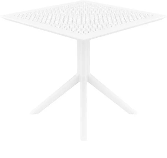 Стол пластиковый Sky 80х80 см, белый