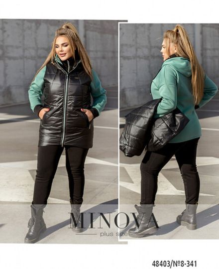 Костюм 8-341-оливка Minova Фото 1