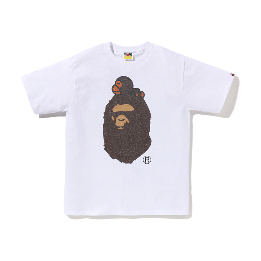 A Bathing Ape Bathing Ape Футболка Cotton Regular Straight Fit Summer 0zxtem00210xq белый