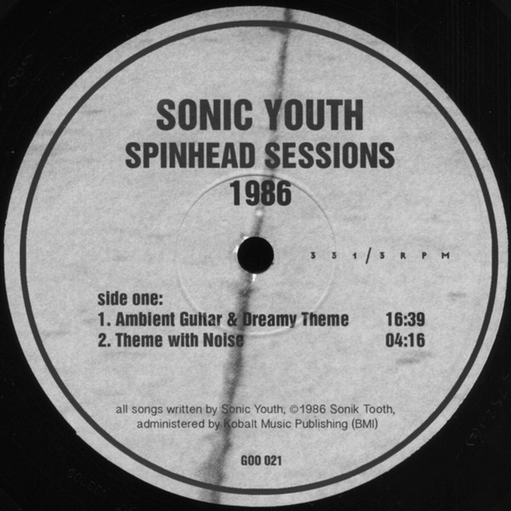 Sonic Youth / Spinhead Sessions 1986 (LP)