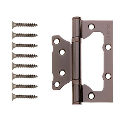 Петля НАКЛАДНАЯ Avers 100*75*2,5-B2-BN никель черный