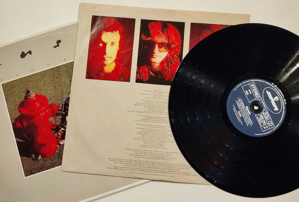 Винтажная виниловая пластинка LP Rush Signals (Germany 1982)