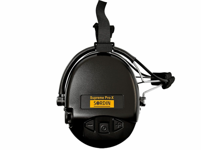 Наушники активные Sordin (MSA) Supreme Pro-X Neckband, чёрные (SOR76302-X-02-S)