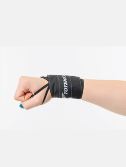 Бинты неэластичные TOTEMIC CLO для фиксации запястья, отделка сиреневая