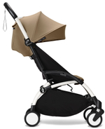 Коляска Stokke YOYO3 Newborn Shell рама белая White 2 в 1 Toffee
