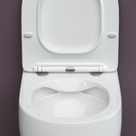 Комплект подвесной безободковый унитаз Ceramica Nova Play Rimless CN3001 37 x 49 x 34 см с сиденьем Soft Close + инсталляция Am.Pm ProC I012707.0238 с клавишей смыва ProC S, чёрная матовая