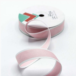 Лента Полиэстер с каймая Розовая