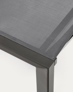 Canutells Алюминиевый шезлонг с черной отделкой