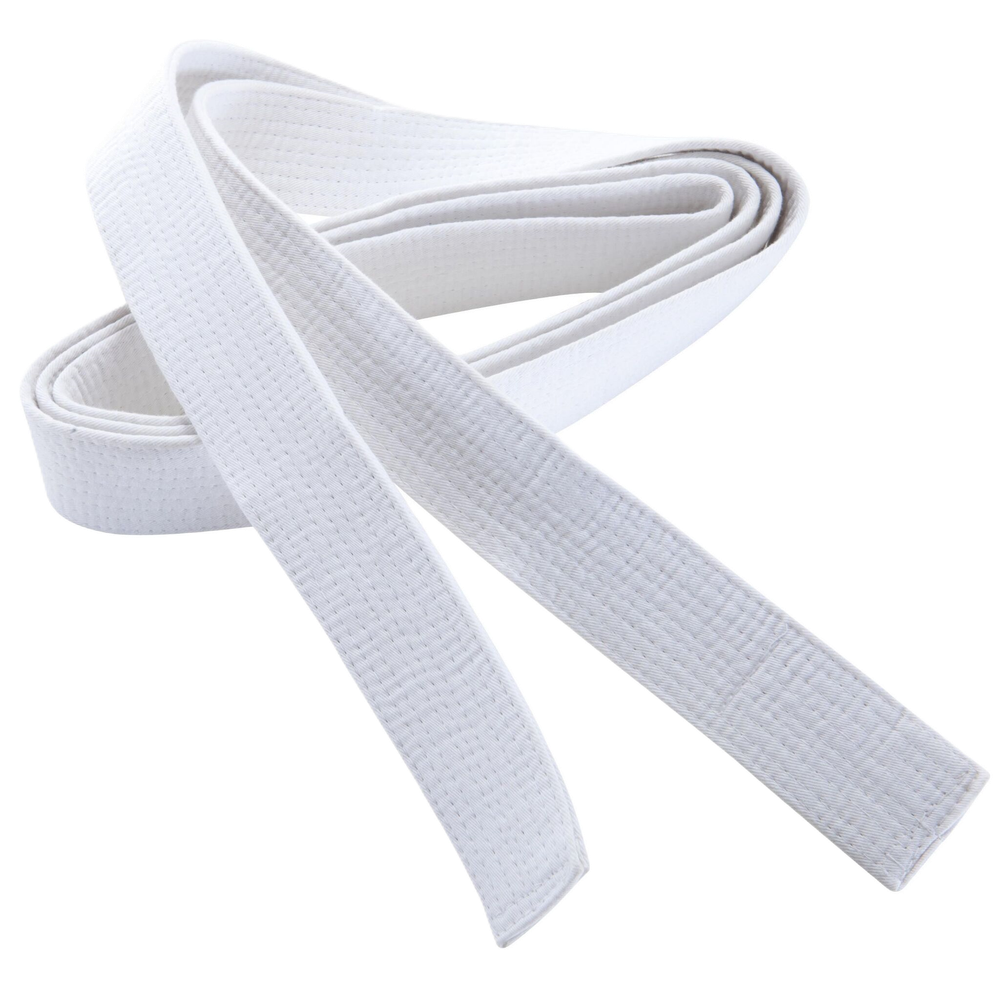 Пояс для тхэквондо ProfSport без вышивки (4 см) белый