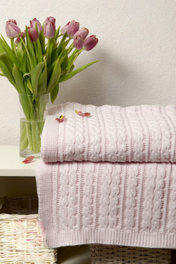 Элитный плед детский Imperio 36 розовый от Luxberry