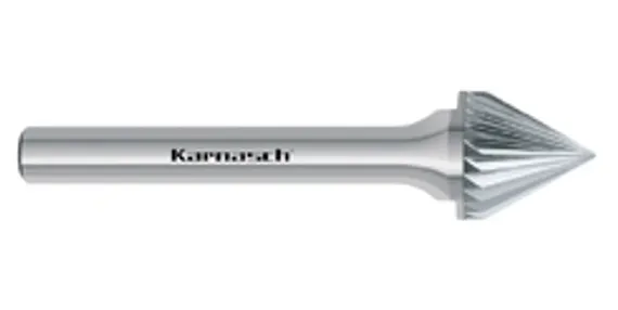 Борфреза твердосплавная Karnasch форма B, 6х18х6х50 мм, насечка HP-6, покрытие Blue-Tec, арт. 11.5014-050