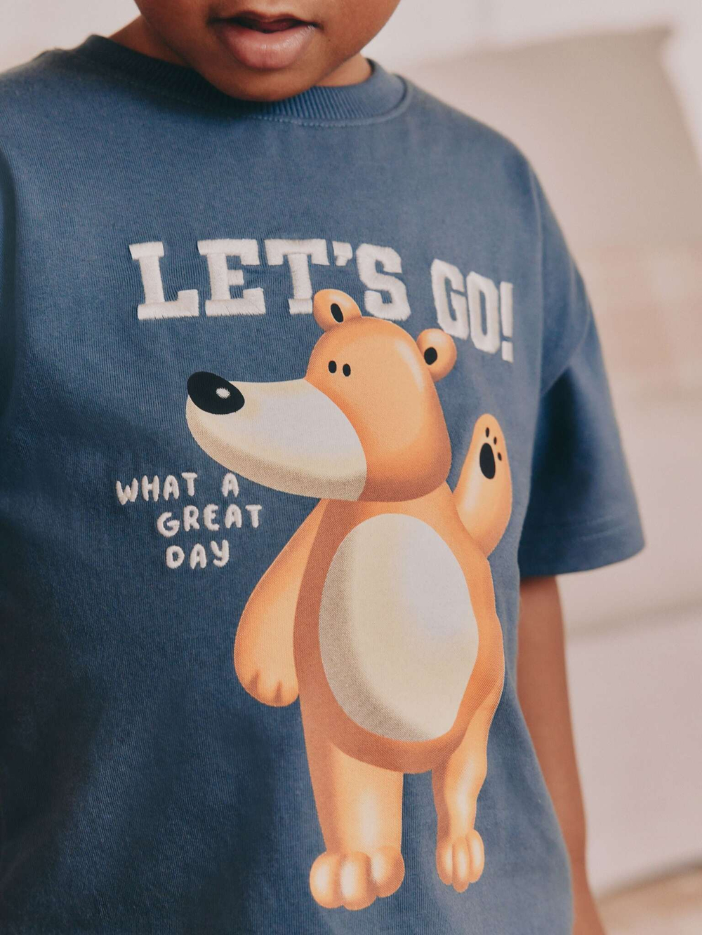 Пижама для мальчика Next AJ0-533, 2 шт., Коричневый, Синий