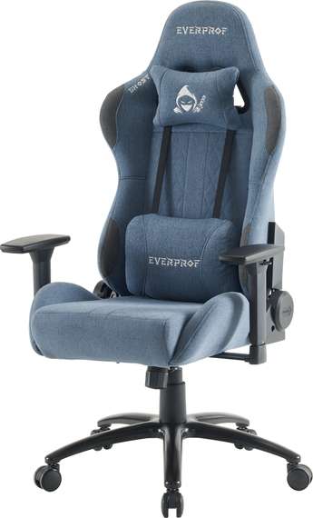 Геймерское кресло Everprof Ghost Ткань Синий