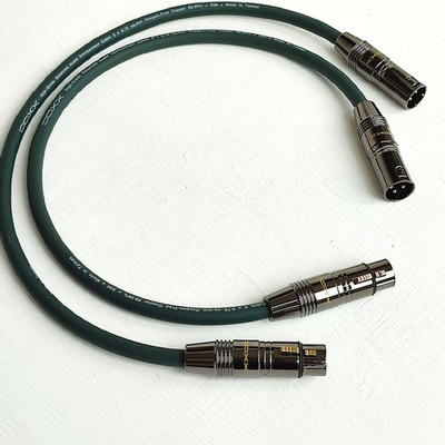 DAXX R386 Балансный 2XLR-2XLR кабель (папа-мама) из бескислородной меди. High Grade D=9mm (пара)