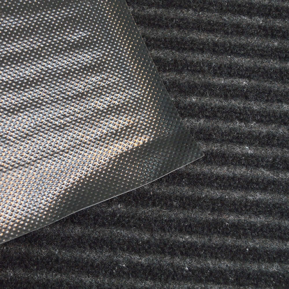 Коврик 50*80см влаговпитывающий ребристый, темно-серый