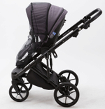 Детская коляска Adamex Marco 2 в 1 GA08 (Т. СЛИВ. ТК. + СЛИВ. КОЖ. ОТДЕЛКА)