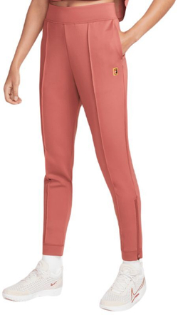 Женские Штаны теннисные Nike Court Dri-Fit Heritage Knit Pant - canyon rust