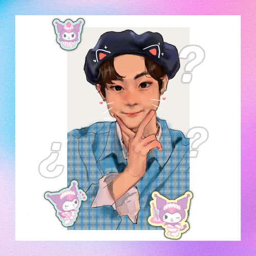 Арт принт / y0urwa1f00 / ENHYPEN / Чонвон