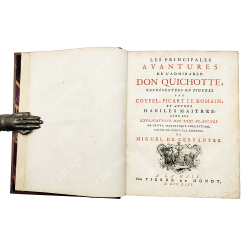 Сервантес Сааведра, М. де. Основные приключения восхитительного Дон Кихота. Гаага, 1746.
