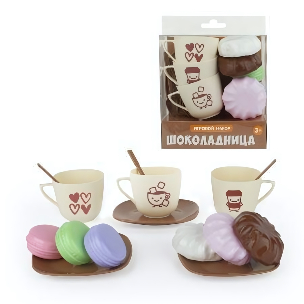 Игровой набор "Шоколадница" 15 предм. блист. (Лена)