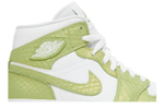 Кроссовки Jordan Air Jordan 1 Mid Se V2 "Green Python" (Женская размерная сетка)