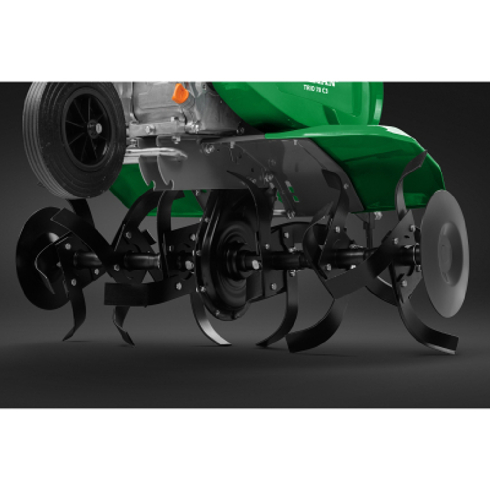 Культиватор бензиновый Caiman Trio 70 C3, двигатель Caiman Green Engine 212CC