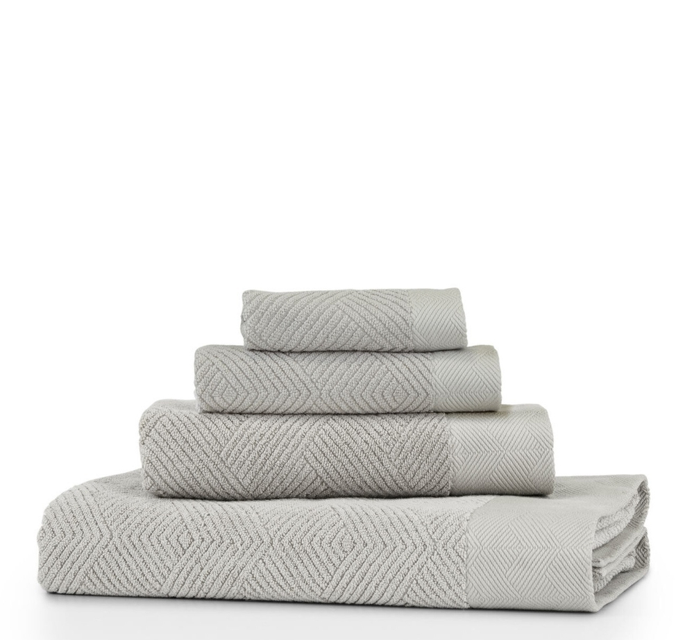 Полотенце Frette Diamonds Light Grey (100 x 150 см)