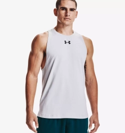 Мужская майка Under Armour UA BASELINE COTTON TANK-WHT