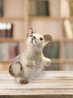 De Rosa Rinconada Статуэтка керамическая Крыса Белая