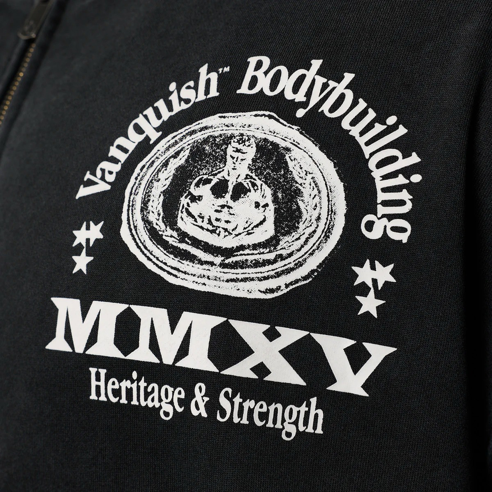 Толстовка VANQUISH Heritage Zip Hoodie Black