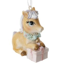 GAEM Фигурка декоративная подвесная "Лошадка", L6 W3 H6,5 см