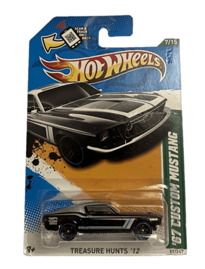 Hot Wheels Treasure Hunt '67 Custom Mustang (2012)