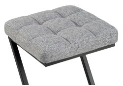 Полубарный стул Амаури графит / черный матовый