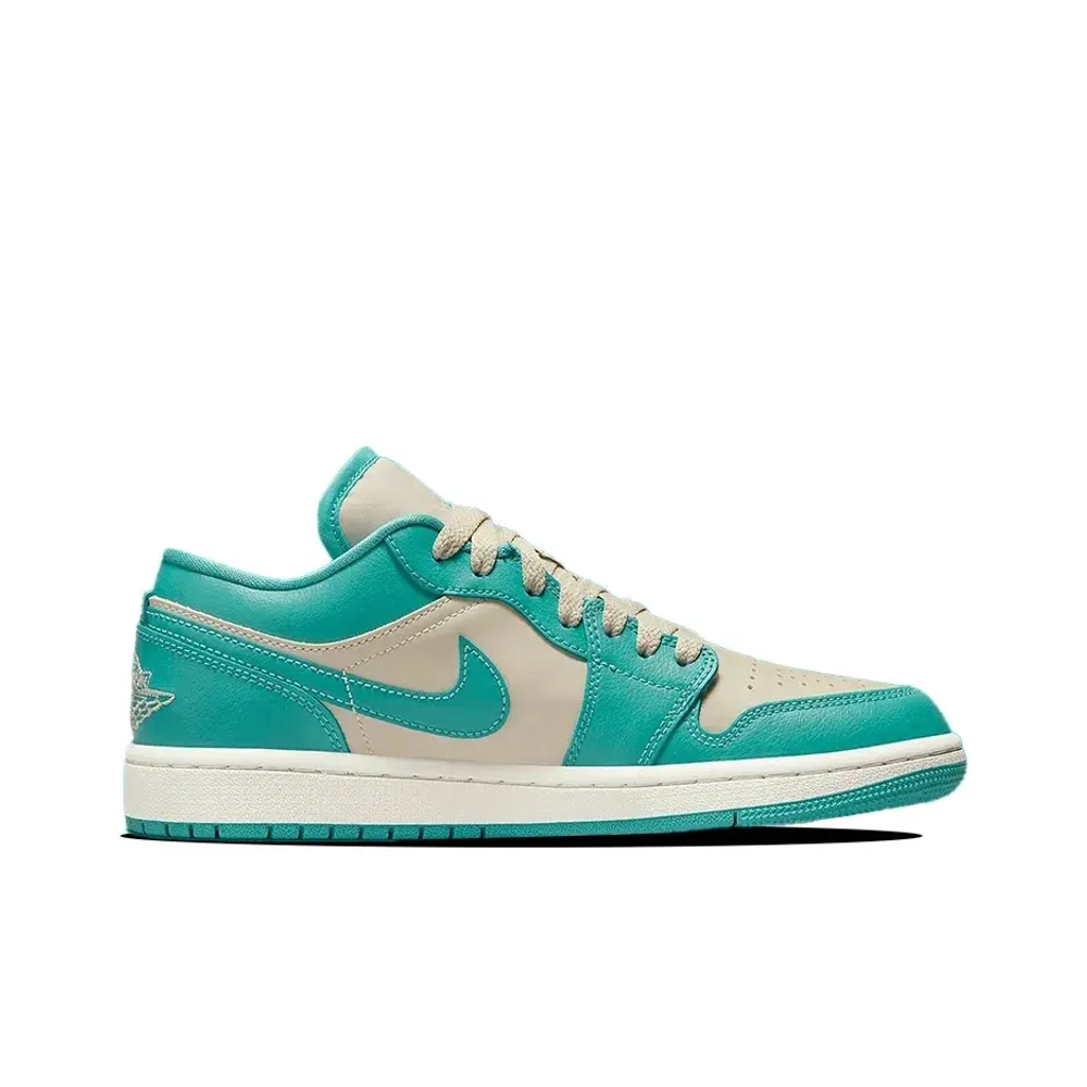 Женские кроссовки Air Jordan 1 Low 'Tropical Teal Sandy Beige' DC0774-131